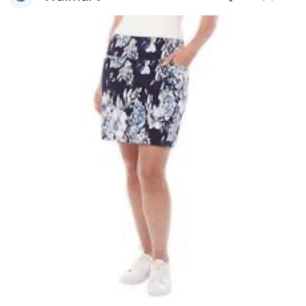 S.C. & Co. womens skirt Sz M skort Golf Sporty Outdoor Hiking Casual Blue